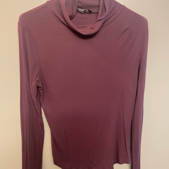 Aritzia Talula Plum Turtleneck - Picture 2 of 4
